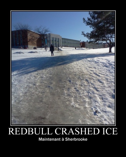 REDBULL CRASHED ICE Maintenant à Sherbrooke